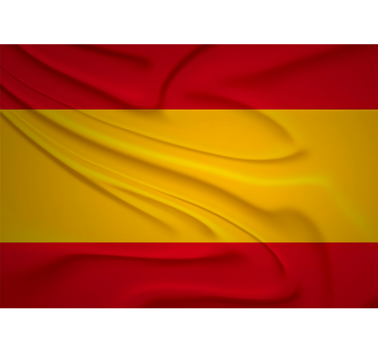 spanish flag wall mural - TenStickers