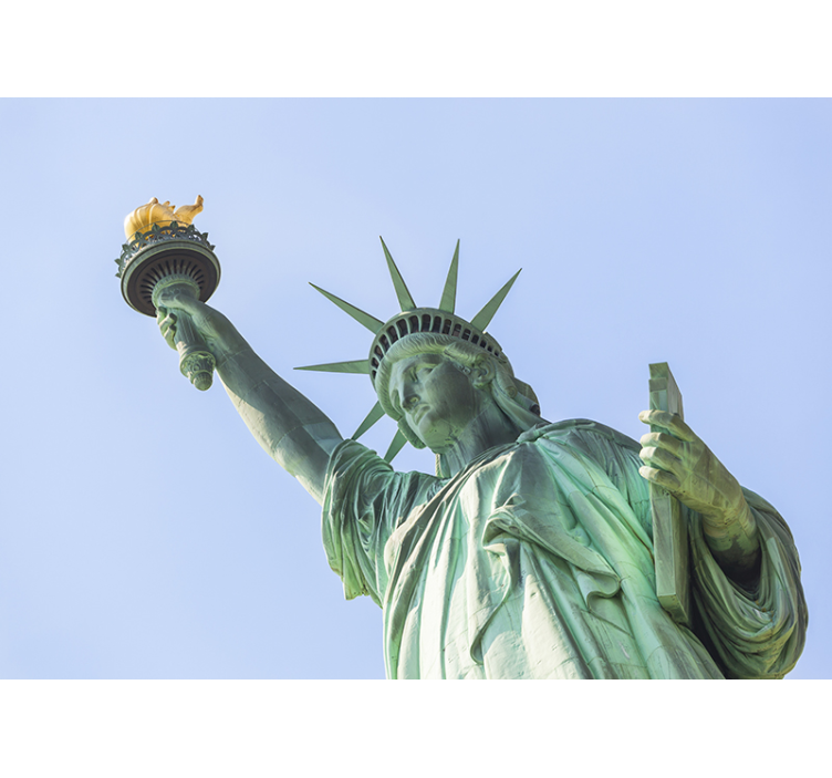 Statue Liberty Close-Up new york wall mural - TenStickers