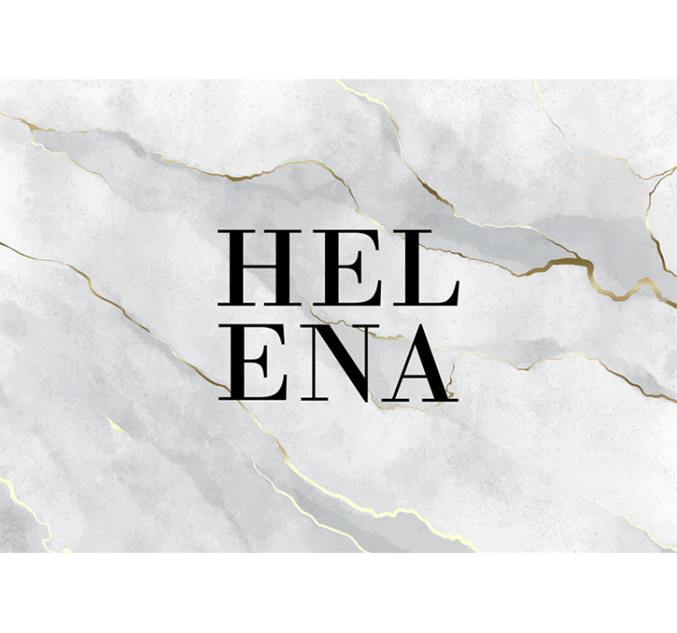 Personalized Text Accent phrase wall mural - TenStickers