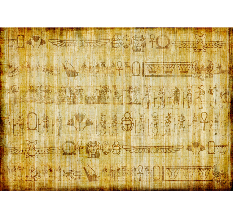 Painting mural ancient egyptian symbols - TenStickers