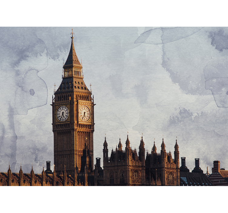 Big Ben Tower london wall mural - TenStickers