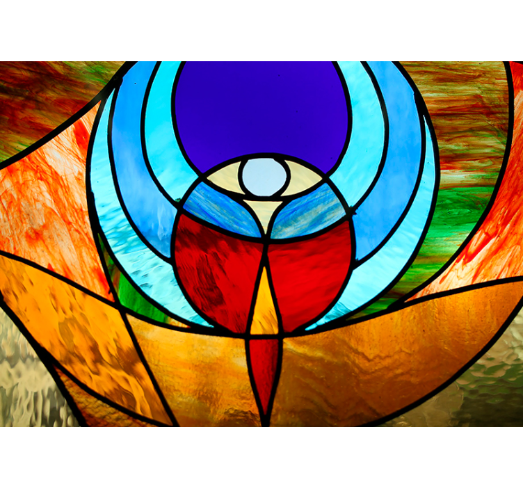 Abstract stained glass Abstract Wall Murals - TenStickers