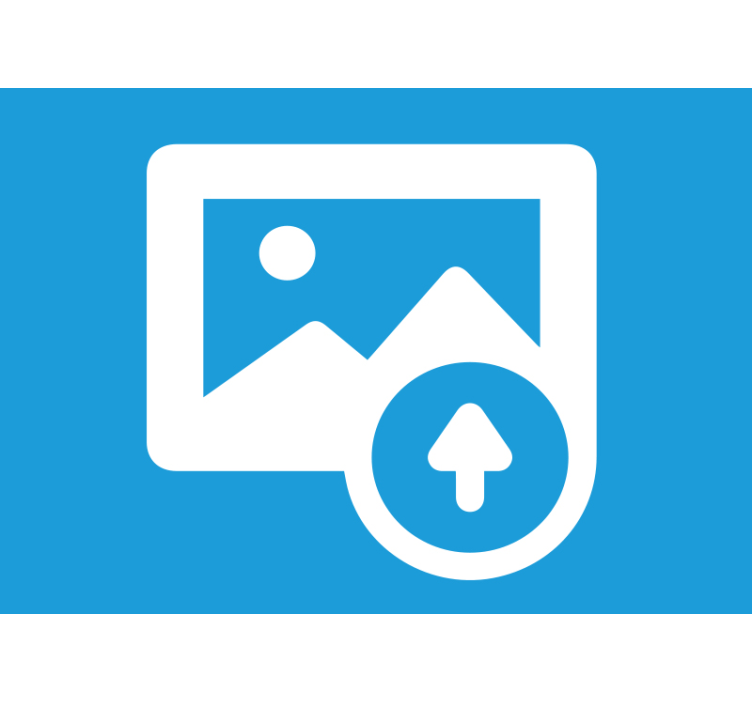 Customizable Wall mural beach with palm trees - TenStickers