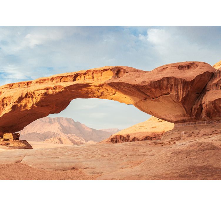 Landscape mural desert arch view - TenStickers