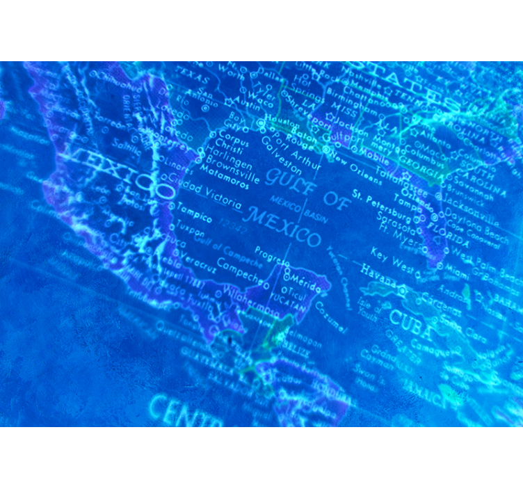 Vintage Map Design world map mural - TenStickers