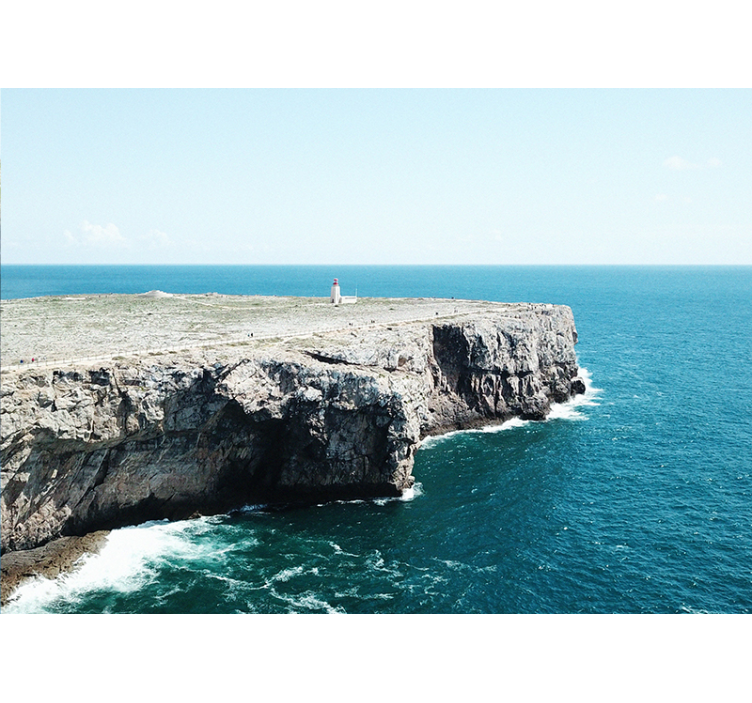 Coastal Cliffs View landscape mural - TenStickers
