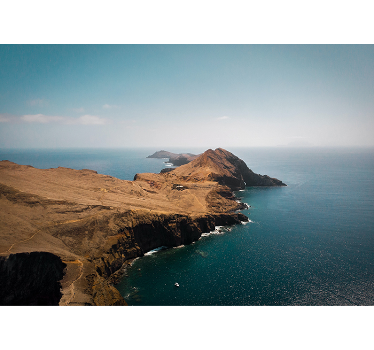 Coastal Mountain View landscape mural - TenStickers