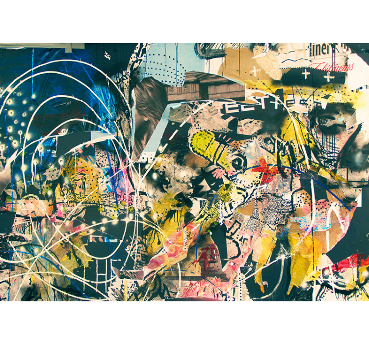 Grunge Urban Art Wall Mural - TenStickers