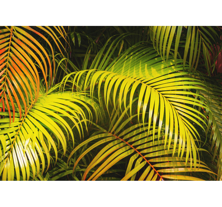 Lush Greenery Display nature wall mural - TenStickers