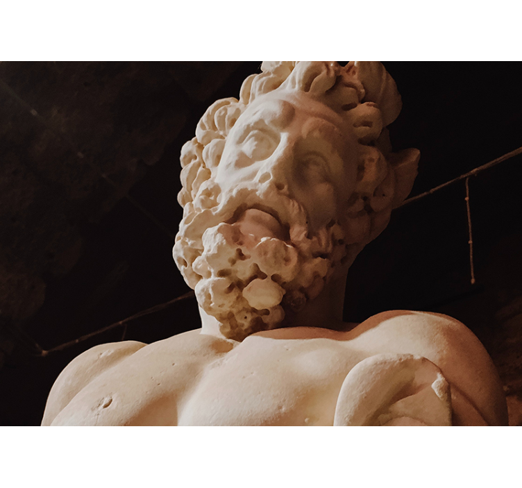 Classic art wall mural classic sculpture close-up - TenStickers