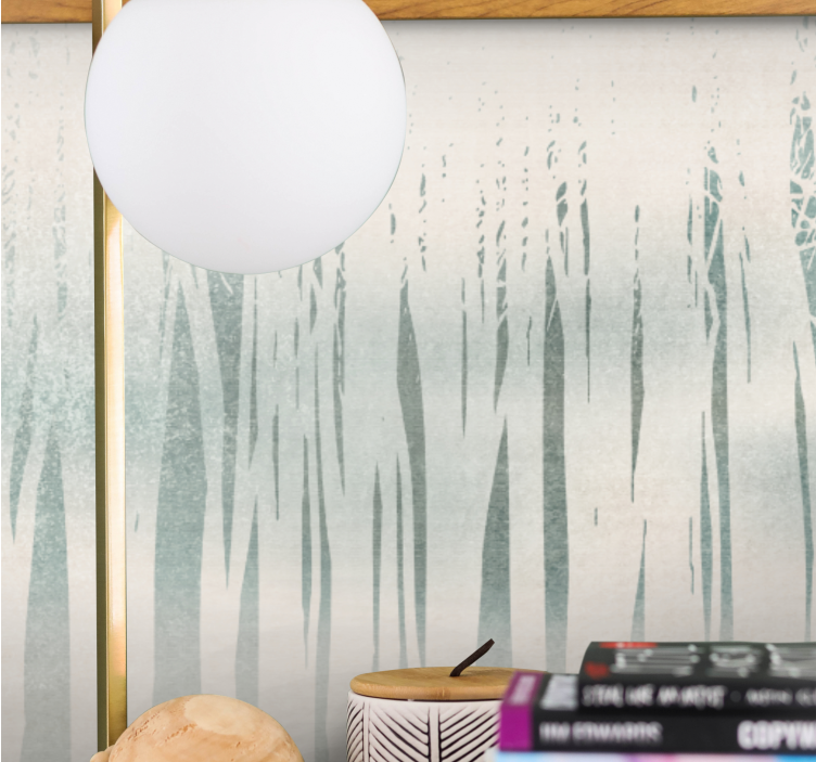 Scandinavian style forest Abstract Wall Murals - TenStickers