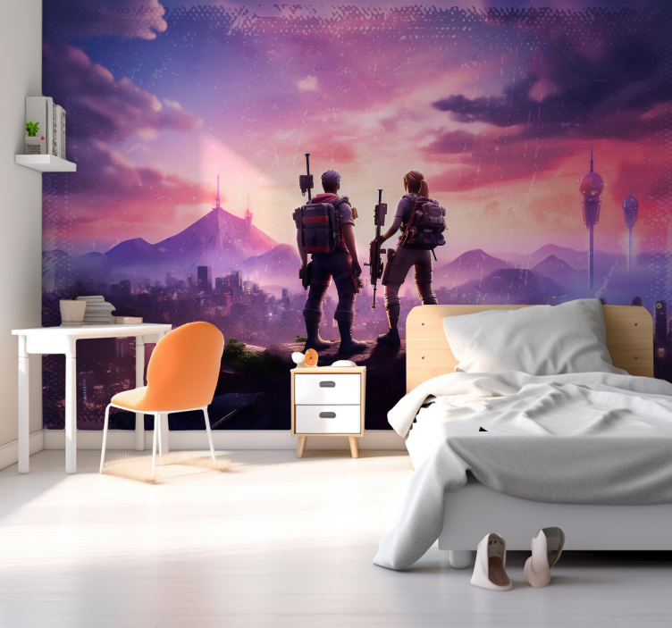 Adventure character teenage wall mural - TenStickers