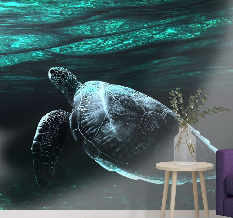 Animal mural majestic sea turtle - TenStickers