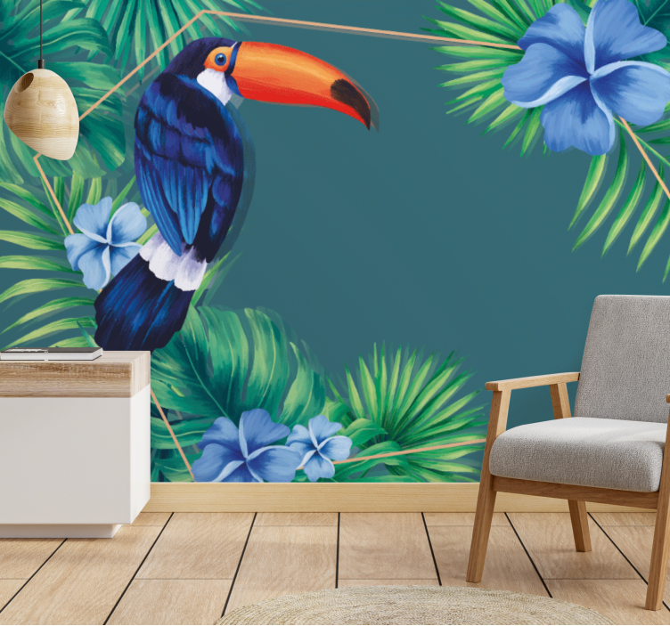 Animal mural tropical toucan bird - TenStickers
