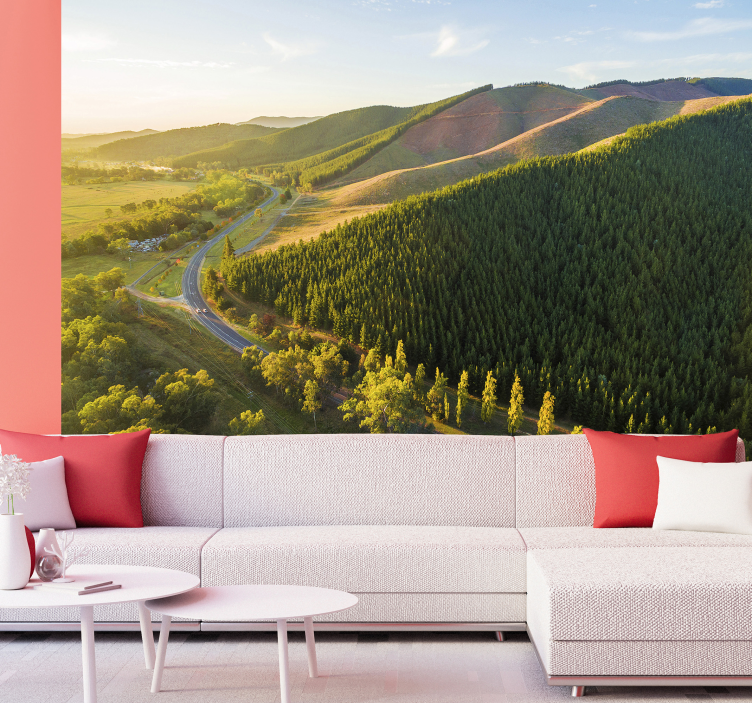 Australian countryside City wall mural - TenStickers