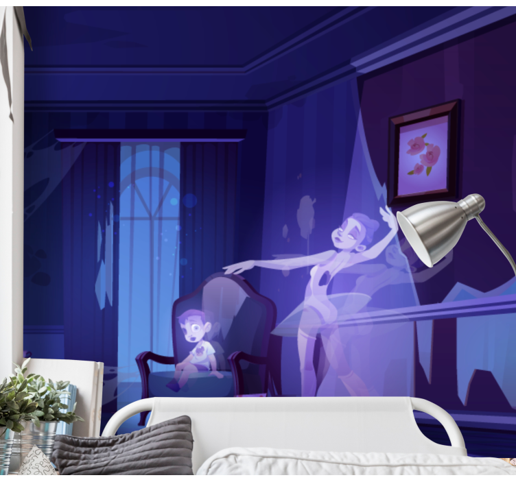 Ballet Fairy Dance music wall mural - TenStickers