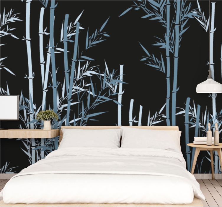 Bamboo mural bamboo forest design - TenStickers