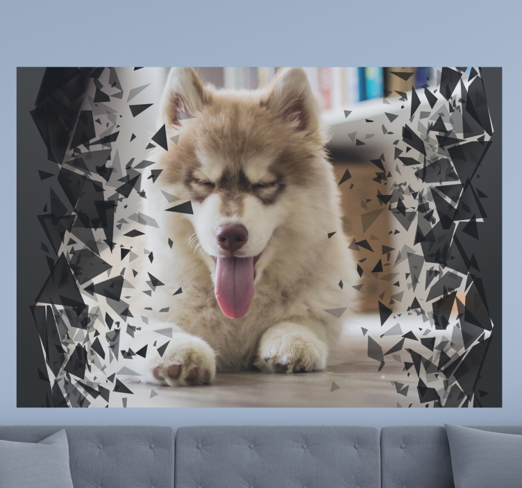 Breackout Portrait animal mural - TenStickers