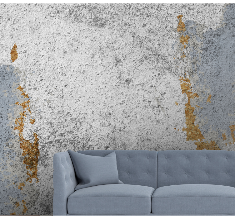 Brick wall mural with rough rustic texture - TenStickers