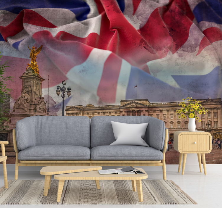 Buckingham Abstract london wall mural - TenStickers