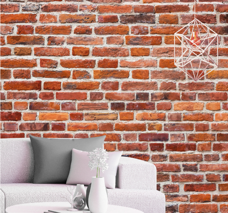 Classic bricks "Industrial Style" wall mural - TenStickers