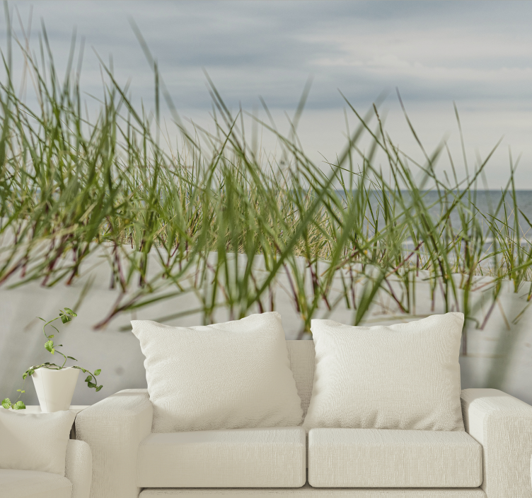Coastal Dune Tranquility under the sea mural - TenStickers