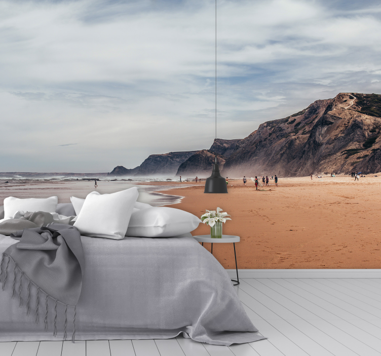 Coastal Serenity Scene under the sea mural - TenStickers