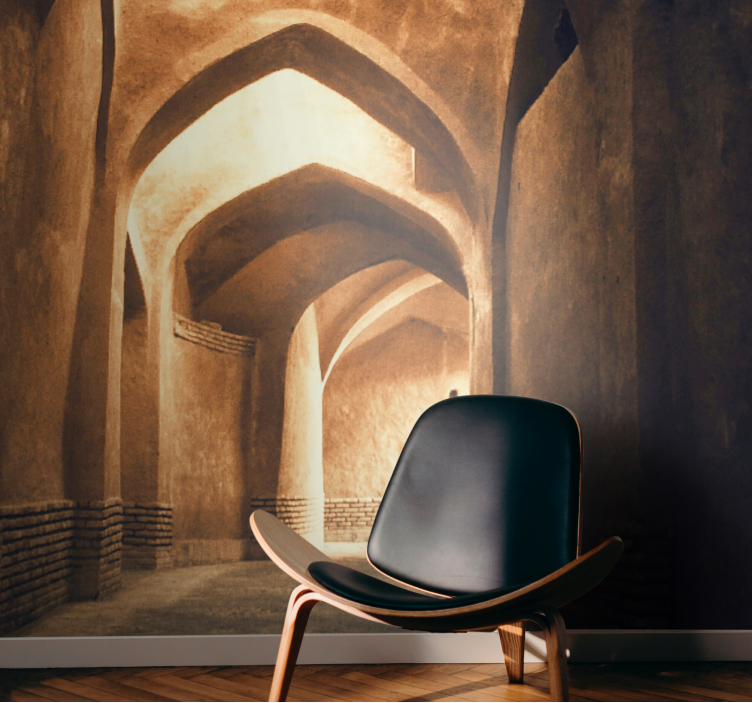 Landscape mural ancient archways passage - TenStickers