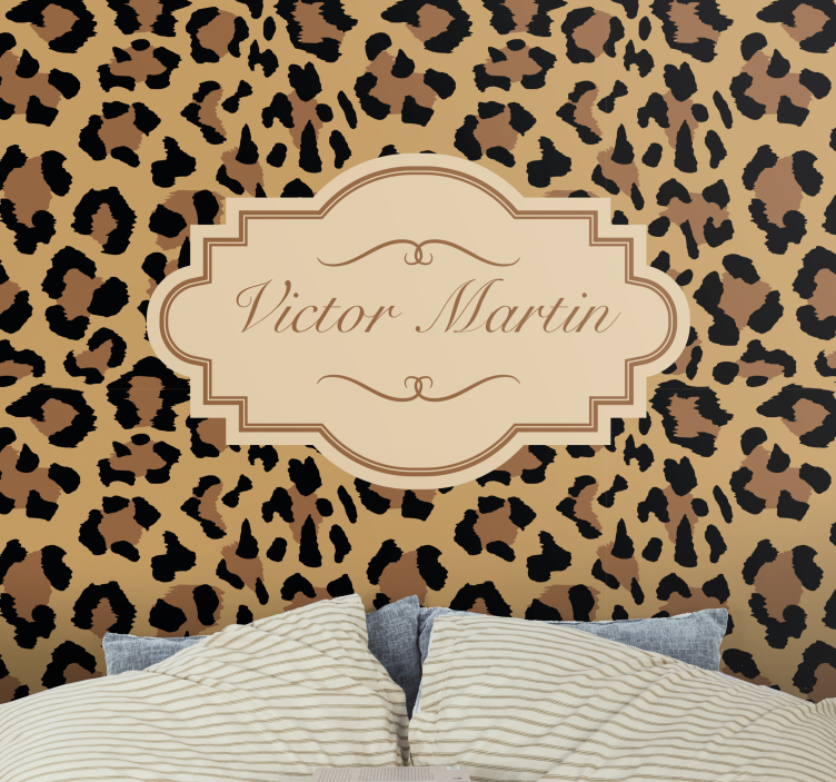 Leopard Print Pattern animal mural - TenStickers