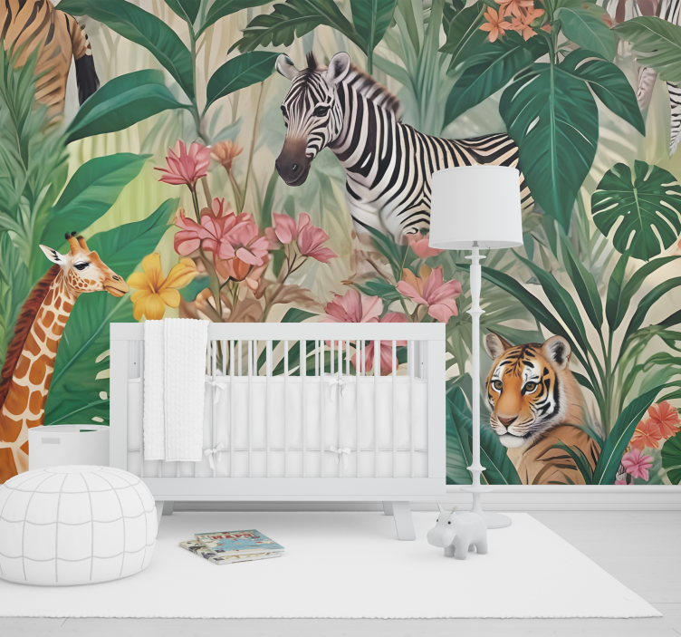 Nature explosion wall mural - TenStickers