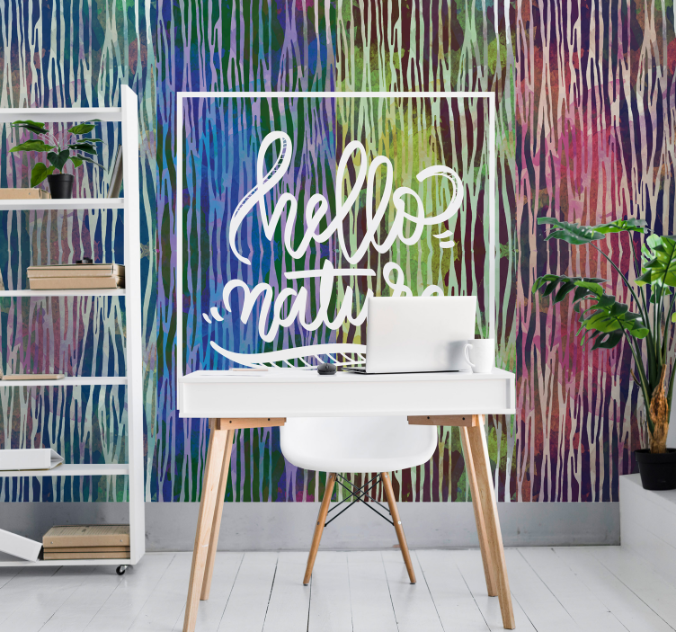Nature wall mural embrace the outdoors - TenStickers