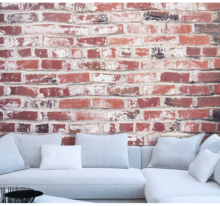 old brick wall brick wall mural - TenStickers