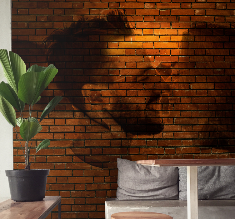 Romantic wall mural couple embrace - TenStickers