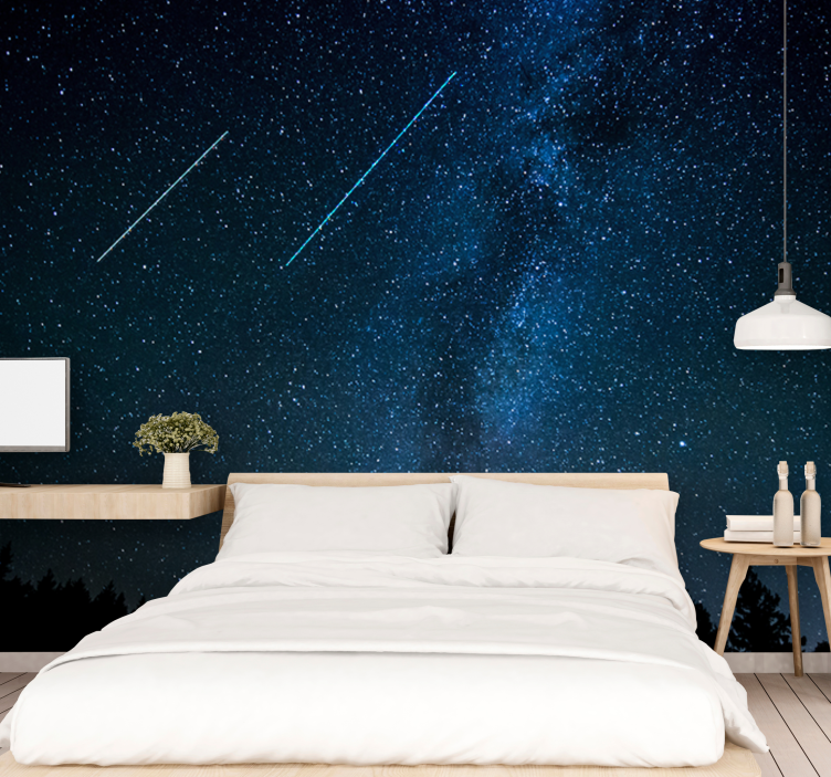 Space wall mural astral twilight horizon - TenStickers