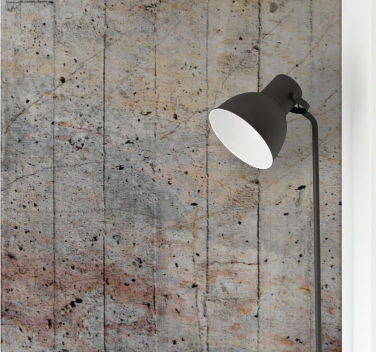 Stone wall mural concrete texture design - TenStickers