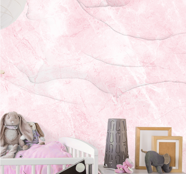 Texture wall mural pink marble design - TenStickers