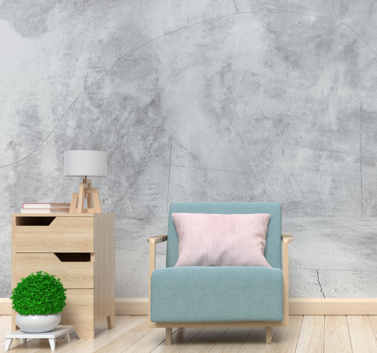 Texture wall mural subtle concrete design - TenStickers