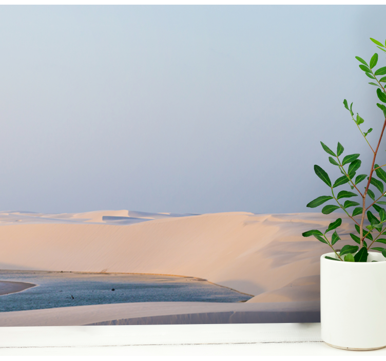 Tranquil desert hills desert wall mural - TenStickers