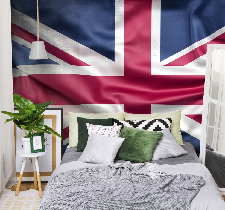 Union Jack flag London Wall Mural - TenStickers