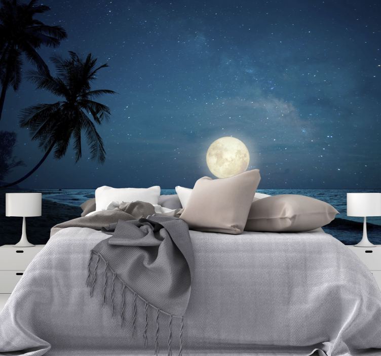 Wall mural bedroom landscape  sea Wall Murals - TenStickers