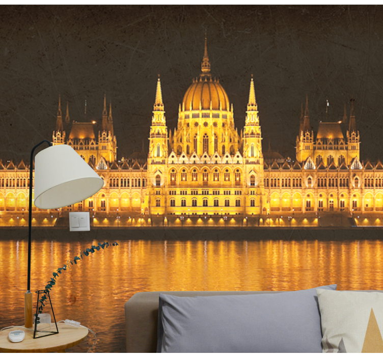Wall mural budapest night view - TenStickers
