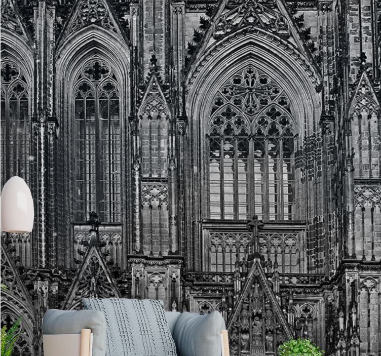 Wall mural gothic architecture features - TenStickers