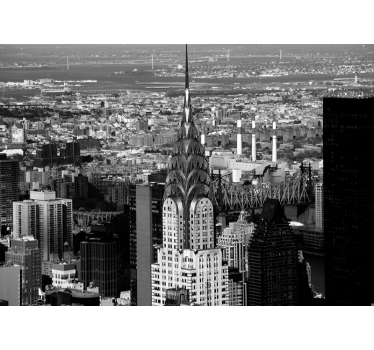 Empire State building New York wall mural - TenStickers