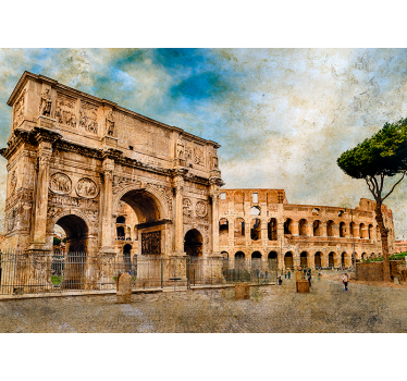Arch of Constantine Italy mural wallpaper - TenStickers