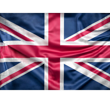 Union Jack flag City wall mural - TenStickers