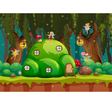 Children´s Wall Murals world of fairies - TenStickers