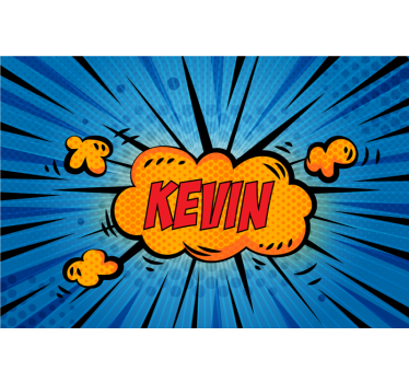 Personalized name  pop art custom murals - TenStickers