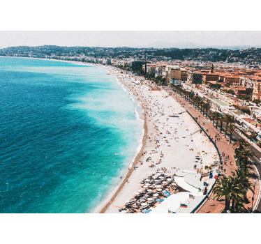 Beach in Nice wall murals for teenage bedrooms - TenStickers