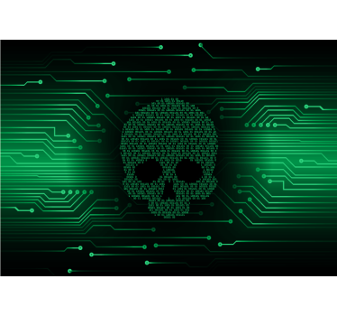 Electronics Skull Abstract Wall Murals - TenStickers