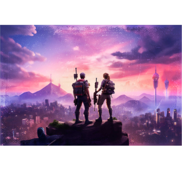Adventure character teenage wall mural - TenStickers